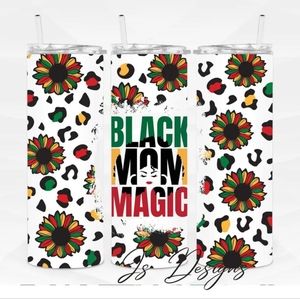 Black mom magic, Black history month 20oz skinny tumbler
